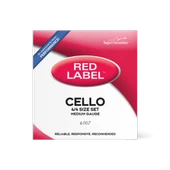 Daddario 6107 Cello Tel Seti, Red Label, 4/4, Medium thumbnail 1