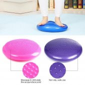 Leyaton Denge Diski Balance Trainer Denge Topu Pilates Balans Disk Pembe thumbnail 3