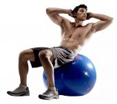 Pilates Topu Gri- Pompa Hediyeli 65 cm thumbnail 2