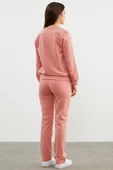 Sim Şerit Detaylı Eşofman Takım - Pembe thumbnail 5