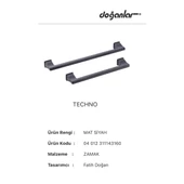 Doğanlar Techno 160 mm Mobilya Kulp Mat Siyah thumbnail 3