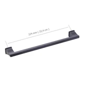 Doğanlar Techno 224 mm Mobilya Kulp Mat Siyah thumbnail 2