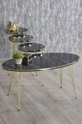 Tel Sehpa Ayağı (Altın Sarısı - 46 cm) thumbnail 1