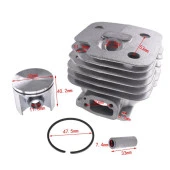 HUSQVARNA 268 TESTERE CHROME SİLİNDİR PİSTON SETİ 50 mm thumbnail 2