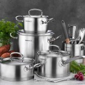 Korkmaz Proline 24 cm Satin Tencere A1162 thumbnail 2
