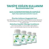 Alfa Gliserofosfokolin Kapsül (ALPHA GLYCERYLPHOSPHORYLCHOLİNE CAPSULE) 60 Adet thumbnail 4