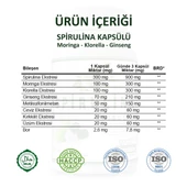 Spirulina Kapsül ( Spirulina Capsule) 60 Adet thumbnail 3