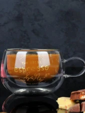 Perotti 13801 Çift Cidarlı 280 Ml Espresso Cam Kupa thumbnail 2