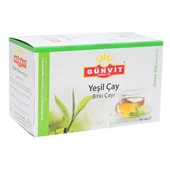 Günvit Yeşil Çay Bitki Çayı 20 Süzen Poşet thumbnail 3