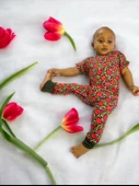 Flower Power Bebek Tulumu thumbnail 1