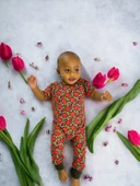 Flower Power Bebek Tulumu thumbnail 2