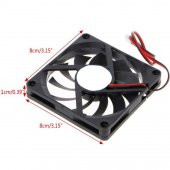 80x80x10 Kare Fan (12v) thumbnail 1