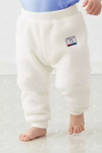 Unisex Ekru Welsoft Peluş Tek Alt thumbnail 6