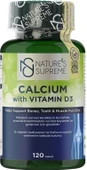 Natures Supreme Calcium With Vitamin D3 120 Tablet thumbnail 1