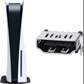 Playstation 5 Hdmi Port Soket PS5 Hdmi Tamiri PS5 Yedek Parça PS5 Tüm Modeller Uyumlu thumbnail 2
