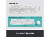 Logitech 920-010089 MK295 Kablosuz Beyaz Klavye Mouse Set thumbnail 2