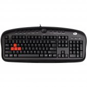 A4 Tech Kb-28G Siyah Usb Multımedya Gamer Klavye thumbnail 1