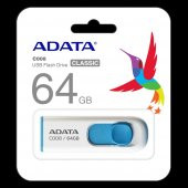Adata C008-64GB 64GB USB2.0 Classic (White + Blue) Flash Bellek thumbnail 2