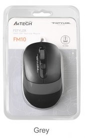 A4 Tech Fm10 Usb Fstyler Gri Optik 1600 Dpı Mouse thumbnail 1