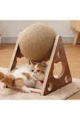 Ahşap Ipli Kedi Oyuncagi Topu thumbnail 6
