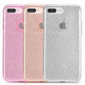 Apple iphone 7/8 için Simli Parlayan Slikon Kılıf thumbnail 1
