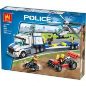Wange LEGO Polis Helikopteri Taşıma Ekibi 52014 thumbnail 2