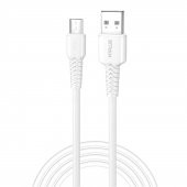 FitPlus Bianca B421 USB - Micro USB Flex Şarj Kablosu 2.4A 1mt thumbnail 2