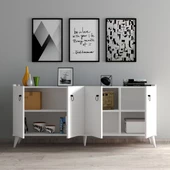 Modern Konsol Beyaz - KSL0101 thumbnail 3