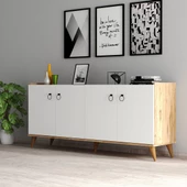 Modern Konsol Beyaz - Çam  - KSL0103 thumbnail 2
