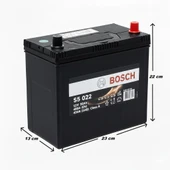 Bosch Akü 12V 55Ah Amper 460A (EN) thumbnail 2