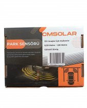 CMSOLAR Park Sensörü 18mm Beyaz Ses İkazlı (Buzerli) thumbnail 2