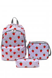 Superbag Okul Çantası 3Lü Set Çilek thumbnail 1