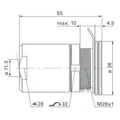Fischer DS1051 A004-3 1.4/6.6 Konnektör thumbnail 2