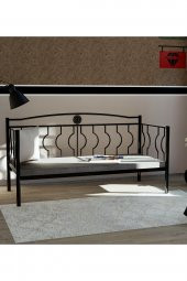 Metalia Gm 403 Elips Minderli Sofa Sedir Siyah thumbnail 1