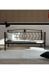 Metalia Gm 403 Elips Minderli Sofa Sedir Siyah thumbnail 2