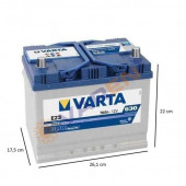 Varta Blue Dynamic E23 12 V 70 Ah 630 A(En) Akü thumbnail 2