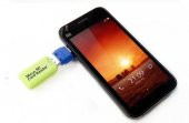 Android Adam Micro USB OTG Çevirici - Beyaz thumbnail 6
