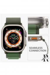 Apple Watch Ultra Kordon Alpine Loop Yeşil thumbnail 4