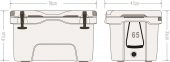 Icepeak Aden Plus Buzluk 65 Litre thumbnail 4