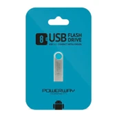 POWERWAY 8 GB METAL USB 2.0 FLASH BELLEK thumbnail 1