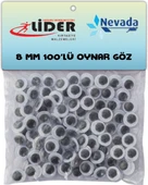 Lider & Nevada Oynar Göz 8 mm 100LÜ Paket thumbnail 1