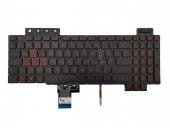 Asus FX505G FX705D Notebook Klavyesi - Siyah - TR - Işıklı thumbnail 1