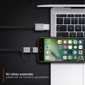 LinkTech K555 2in1 Lightning / Micro USB Şarj Kablosu thumbnail 1