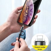 LinkTech K555 2in1 Lightning / Micro USB Şarj Kablosu thumbnail 3