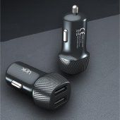 Linktech Çift Usb Safe 2.4A 12W Araç Şarj Aleti C490 thumbnail 3