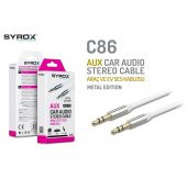 Syrox Syx-C86 Aux Audio Ses Kablosu thumbnail 3