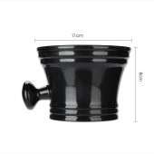 Zhltools Siyah Tasarım Saplı Traş Kasesi thumbnail 4