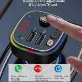 Zhltech Rgb renkli Fm Mp3 Çalar C20 thumbnail 5