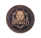 PİTBULL - Deri PEÇ2 - Arma - Askeri Patch pitbul peç patch 8 cm Çap thumbnail 1