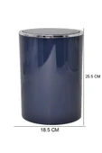 Lacivert, Çöp Kovası 5 Litre - İnca Model thumbnail 2